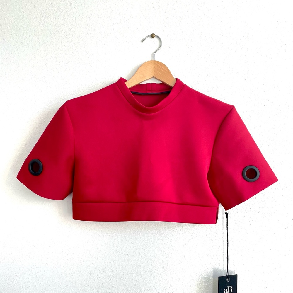 Red Crop Top